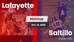 Matchup: Lafayette High vs. Saltillo  2020