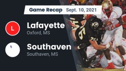 Recap: Lafayette  vs. Southaven  2021
