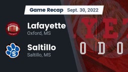 Recap: Lafayette  vs. Saltillo  2022