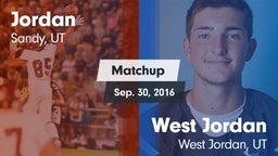 Matchup: Jordan vs. West Jordan  2016