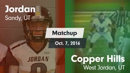 Matchup: Jordan vs. Copper Hills  2016