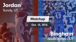 Matchup: Jordan vs. Bingham  2016