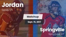 Matchup: Jordan vs. Springville  2017