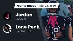 Recap: Jordan  vs. Lone Peak  2019