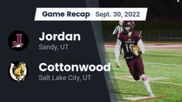 Recap: Jordan  vs. Cottonwood  2022