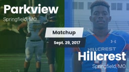 Matchup: Parkview  vs. Hillcrest  2017