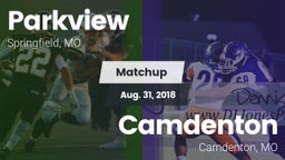 Matchup: Parkview  vs. Camdenton  2018