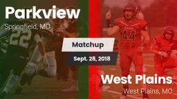 Matchup: Parkview  vs. West Plains  2018