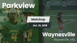 Matchup: Parkview  vs. Waynesville  2018