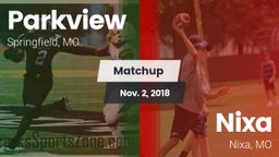 Matchup: Parkview  vs. Nixa  2018