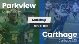 Matchup: Parkview  vs. Carthage  2018