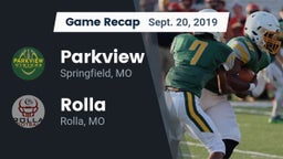 Recap: Parkview  vs. Rolla  2019