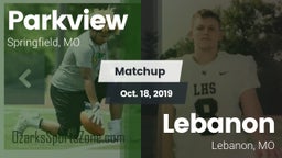 Matchup: Parkview  vs. Lebanon  2019
