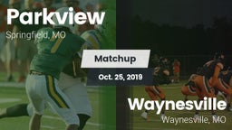 Matchup: Parkview  vs. Waynesville  2019