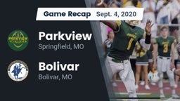 Recap: Parkview  vs. Bolivar  2020