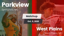 Matchup: Parkview  vs. West Plains  2020