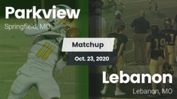 Matchup: Parkview  vs. Lebanon  2020