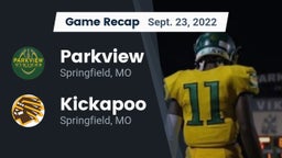 Recap: Parkview  vs. Kickapoo  2022