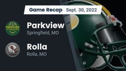 Recap: Parkview  vs. Rolla  2022