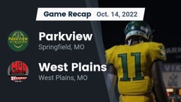 Recap: Parkview  vs. West Plains  2022