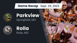 Recap: Parkview  vs. Rolla  2023