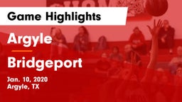Argyle  vs Bridgeport  Game Highlights - Jan. 10, 2020