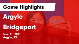 Argyle  vs Bridgeport  Game Highlights - Jan. 11, 2021