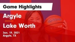 Argyle  vs Lake Worth  Game Highlights - Jan. 19, 2021