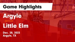 Argyle  vs Little Elm  Game Highlights - Dec. 28, 2023