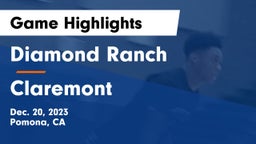 Diamond Ranch  vs Claremont  Game Highlights - Dec. 20, 2023