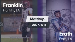 Matchup: Franklin  vs. Erath  2016