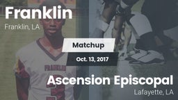Matchup: Franklin  vs. Ascension Episcopal  2017