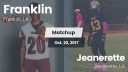 Matchup: Franklin  vs. Jeanerette  2017