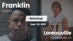 Matchup: Franklin  vs. Loreauville  2018