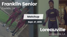 Matchup: Franklin Senior High vs. Loreauville  2019