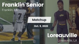 Matchup: Franklin Senior High vs. Loreauville  2020