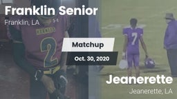 Matchup: Franklin Senior High vs. Jeanerette  2020