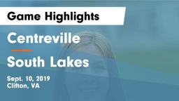 Centreville  vs South Lakes  Game Highlights - Sept. 10, 2019