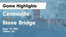 Centreville  vs Stone Bridge  Game Highlights - Sept. 14, 2021