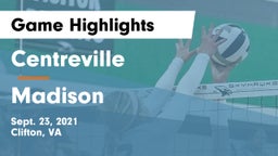 Centreville  vs Madison  Game Highlights - Sept. 23, 2021