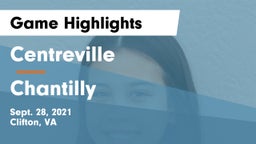 Centreville  vs Chantilly  Game Highlights - Sept. 28, 2021