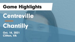 Centreville  vs Chantilly  Game Highlights - Oct. 14, 2021