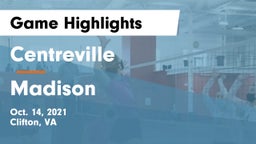 Centreville  vs Madison  Game Highlights - Oct. 14, 2021