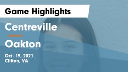 Centreville  vs Oakton  Game Highlights - Oct. 19, 2021