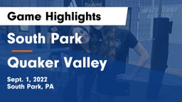 South Park  vs Quaker Valley Game Highlights - Sept. 1, 2022