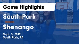 South Park  vs Shenango  Game Highlights - Sept. 3, 2022