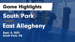 South Park  vs East Allegheny Game Highlights - Sept. 8, 2022
