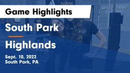 South Park  vs Highlands  Game Highlights - Sept. 10, 2022