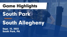 South Park  vs South Allegheny  Game Highlights - Sept. 15, 2022