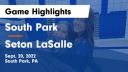 South Park  vs Seton LaSalle  Game Highlights - Sept. 20, 2022